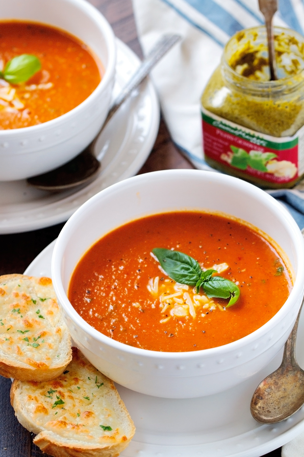 Secret Ingredient Tomato Basil Soup Recipe