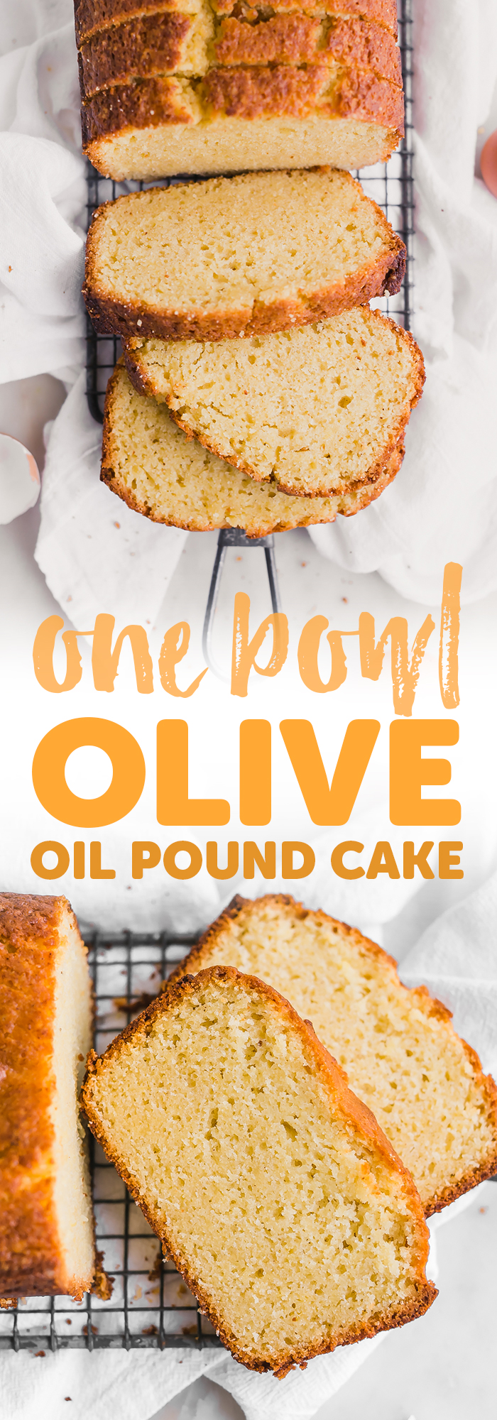 One Bowl Lemon Olive Oil Pound Cake - Learn how to make the easiest lemon olive oil pound cake in just one bowl! It takes 5 minutes to whisk together thats all! #oliveoilpoundcake #poundcake #lemonoliveoilpoundcake | Little Spice Jar