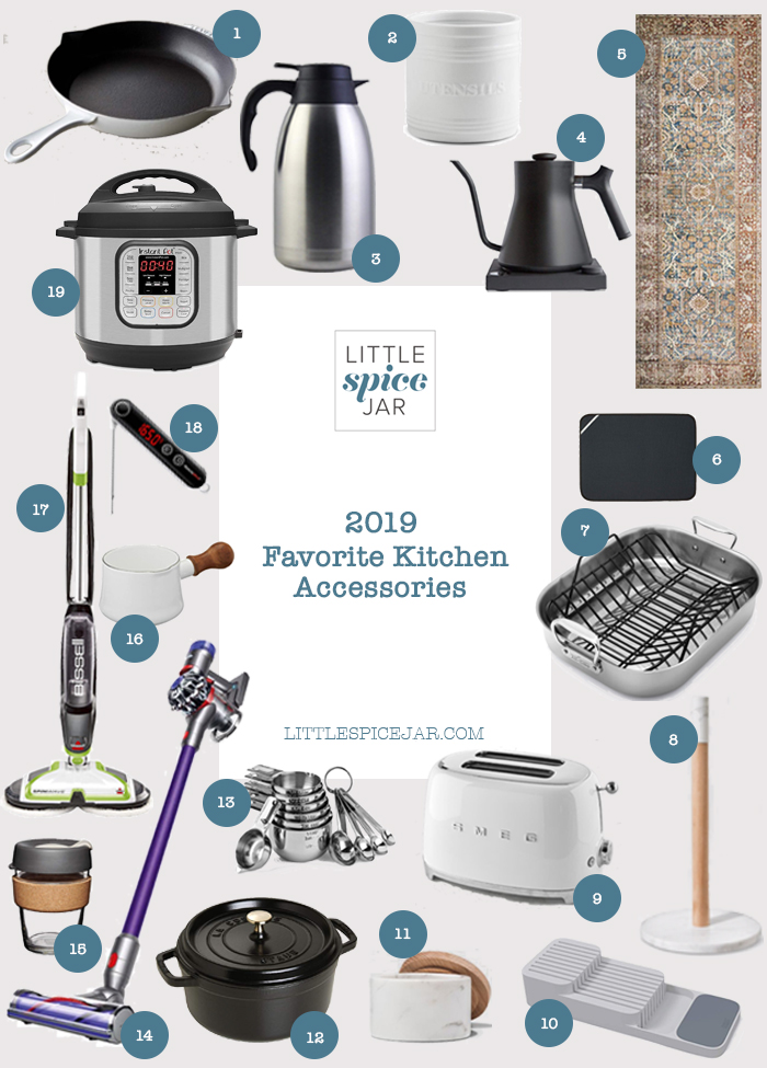 2019 Favorite Kitchen Accessories - Everything I've tried and loved this year! #kitchen #kitchenaccessories #whattogetforthekitchen #instantpot | Littlespicejar.com