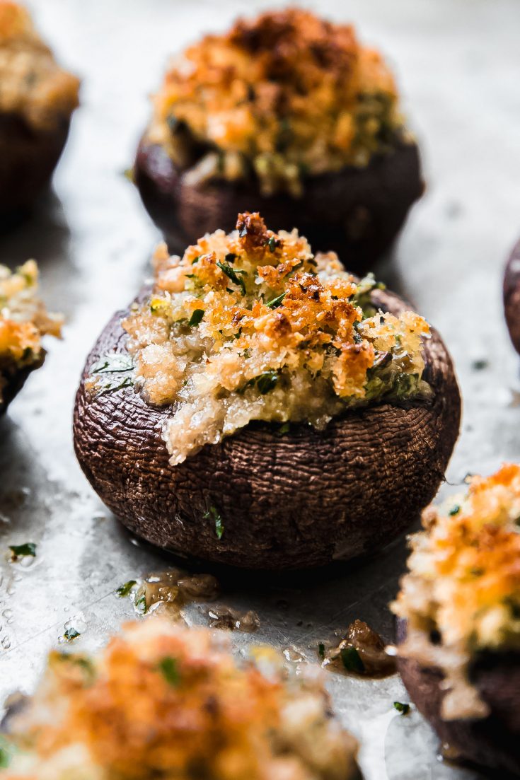 Spinach and Cream Cheese Stuffed Mushrooms