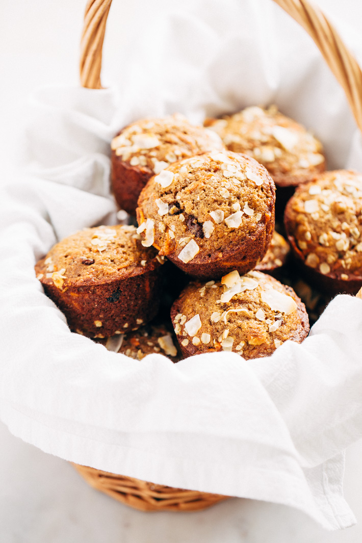 Super Moist and Healthy Carrot Cake Muffins