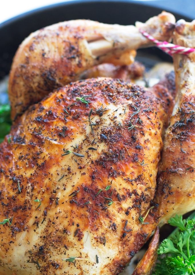 Perfect One Hour Whole Roasted Chicken Recipe  Little 