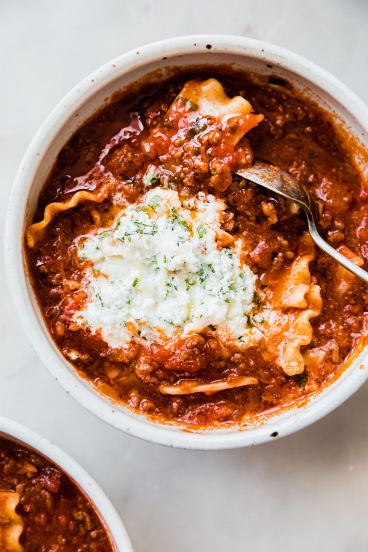 Comforting One-Pot Lasagna Soup