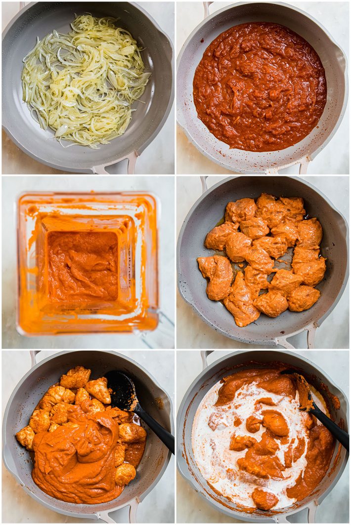 process of making sauce 