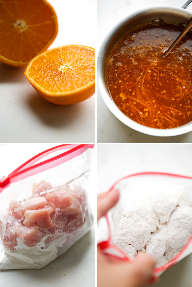 Lighter-Orange-Chicken-4Lighter Orange Chicken - takes just 30 minutes from start to finish and totally healthier than your local take-out! #asianchicken #orangechicken #sweetandsourchicken #chinesefood | Littlespicejar.com