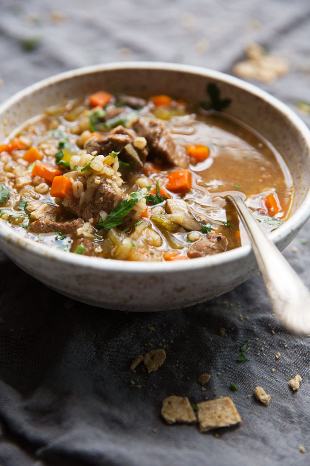 Comforting Beef Barley Soup Instant Pot Recipe  Little Spice Jar