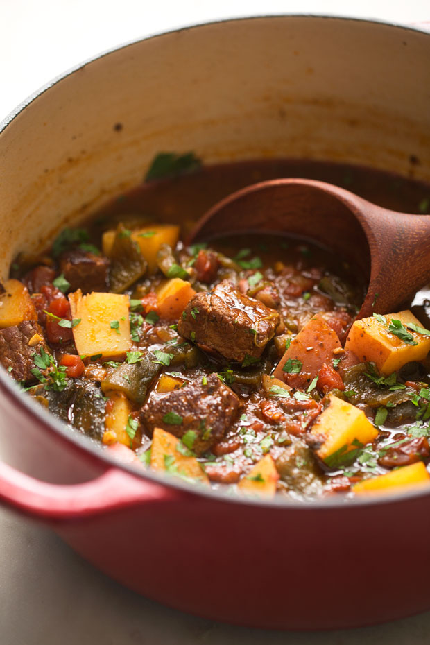 Hearty Poblano Beef Stew
