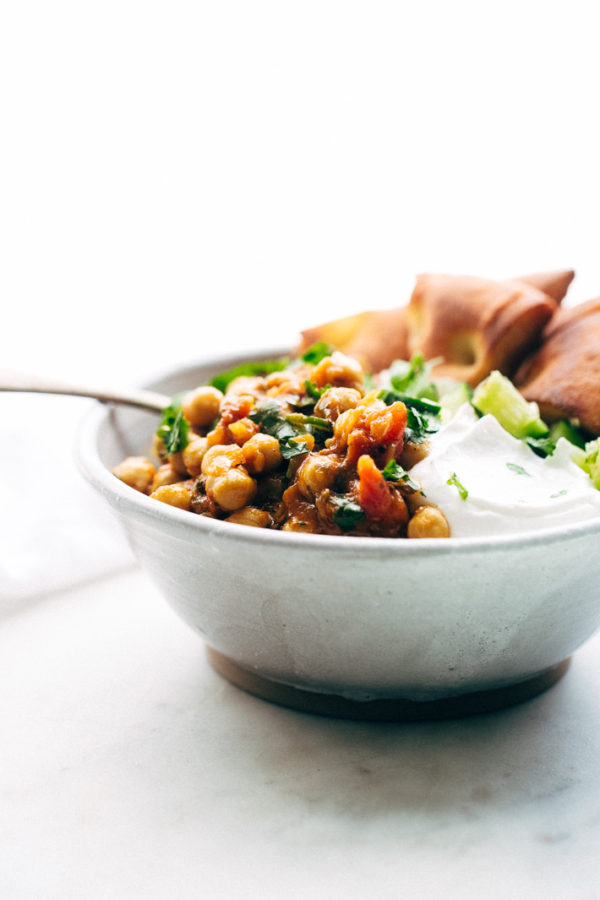 Weeknight Chana Masala Rice Bowls Recipe | Little Spice Jar