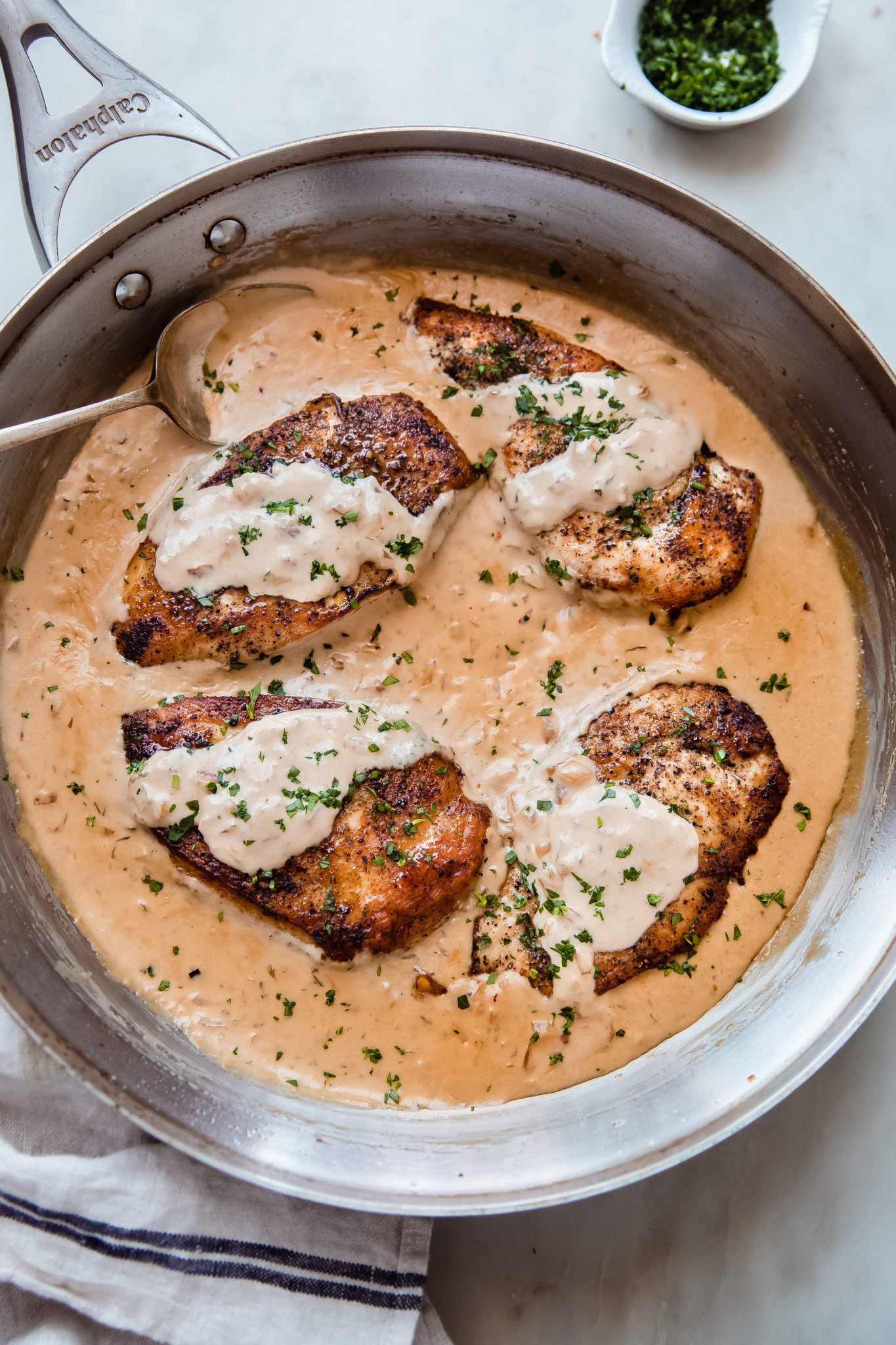 One Skillet Chicken In Balsamic Caramelized Onion Cream Sauce 3 1365x2048 