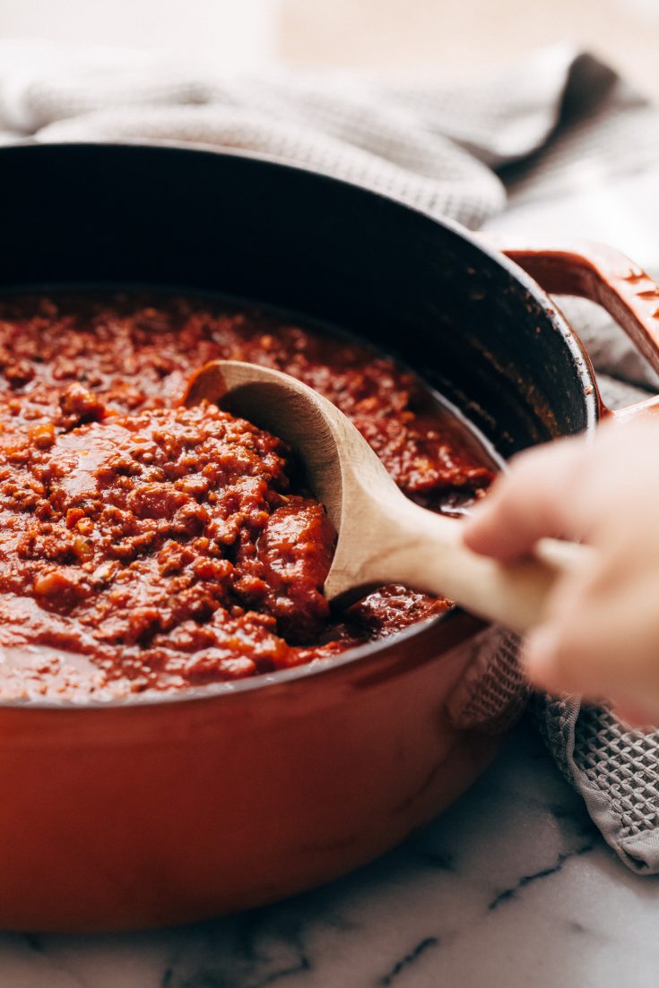 My Favorite All Purpose Meat Sauce (Stove Top + Instant Pot)