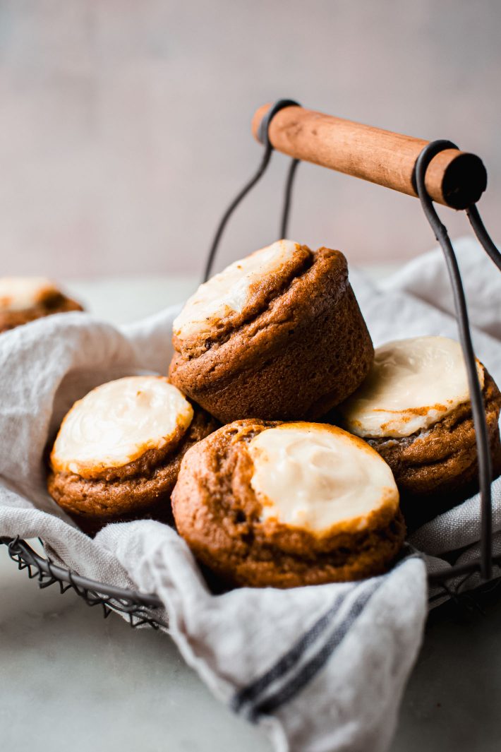 muffins in basket