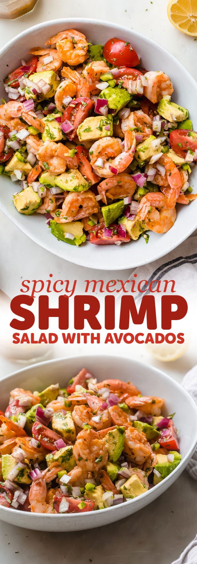 Spicy Mexican Shrimp Salad Recipe | Little Spice Jar