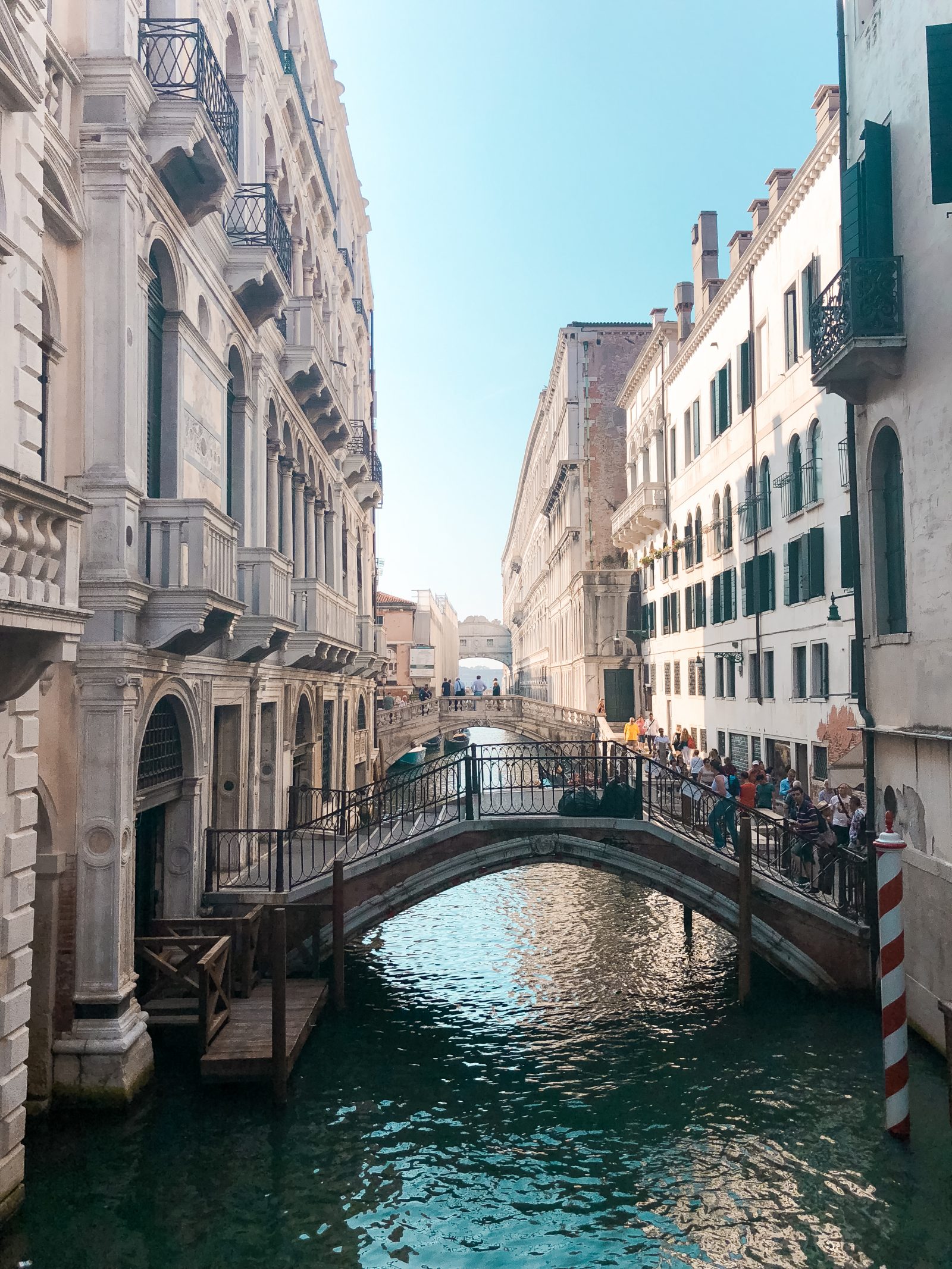 small bridge on Venice canal