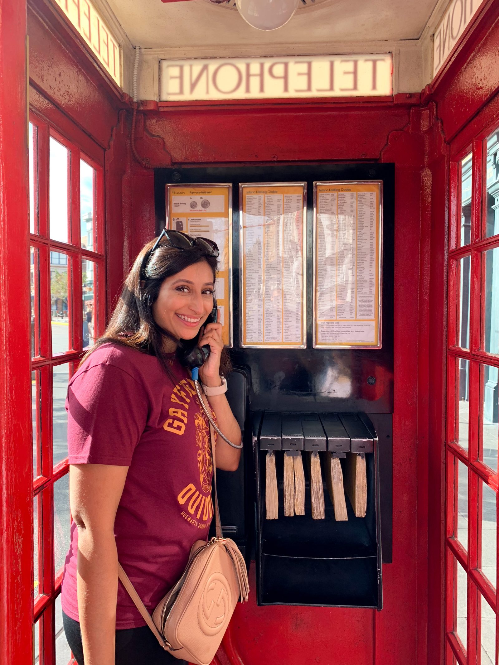 dialing the ministry at the Wizarding World of Harry Potter 