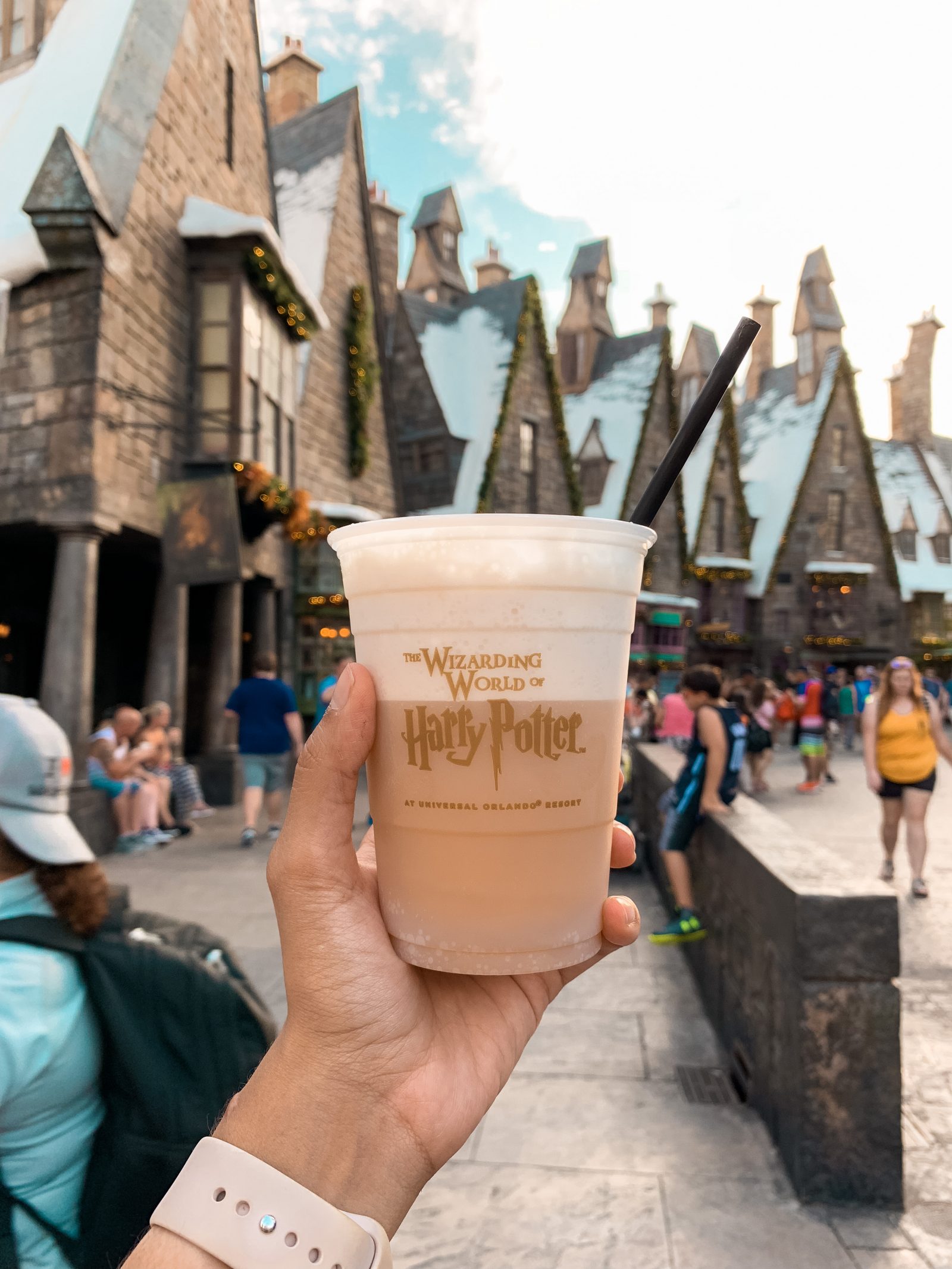 butterbeer at the Wizarding World of Harry Potter Universal Studios Orlando