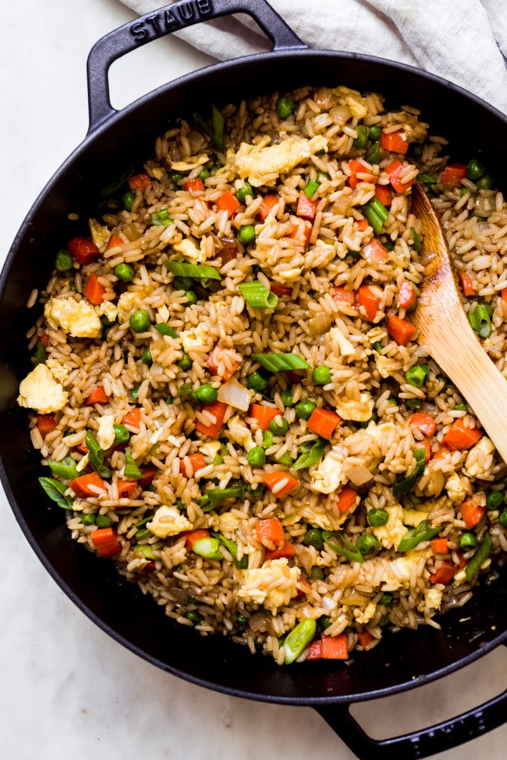 15 Minute Fried Rice in Pan