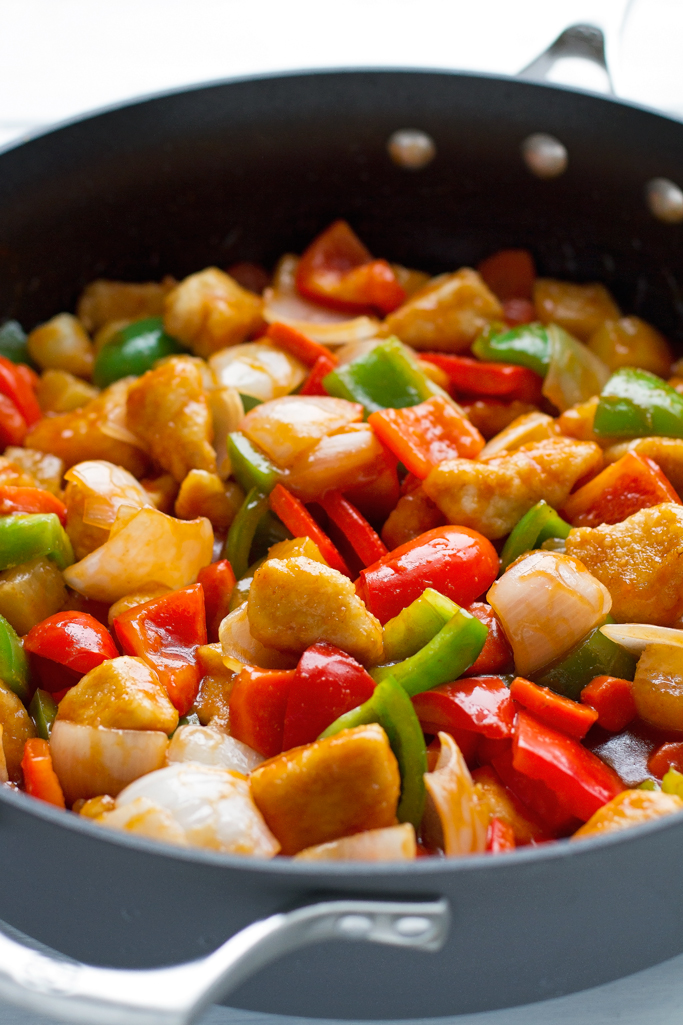 Lighter Sweet And Sour Chicken