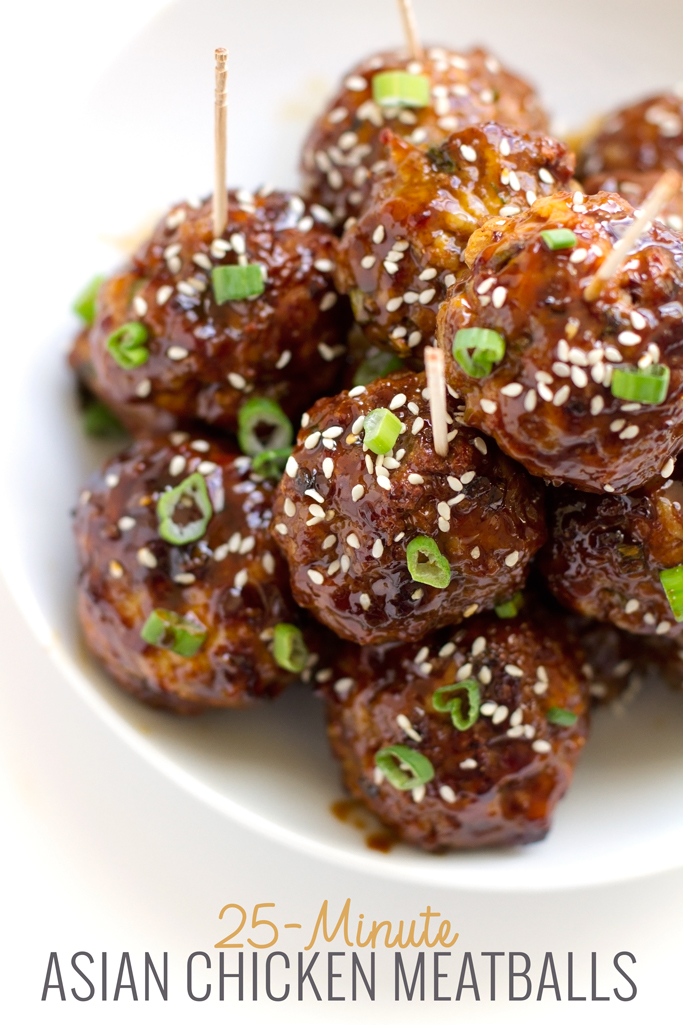 25-Minute Asian Chicken Meatballs