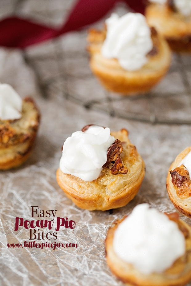 Easy Pecan Pie Bites