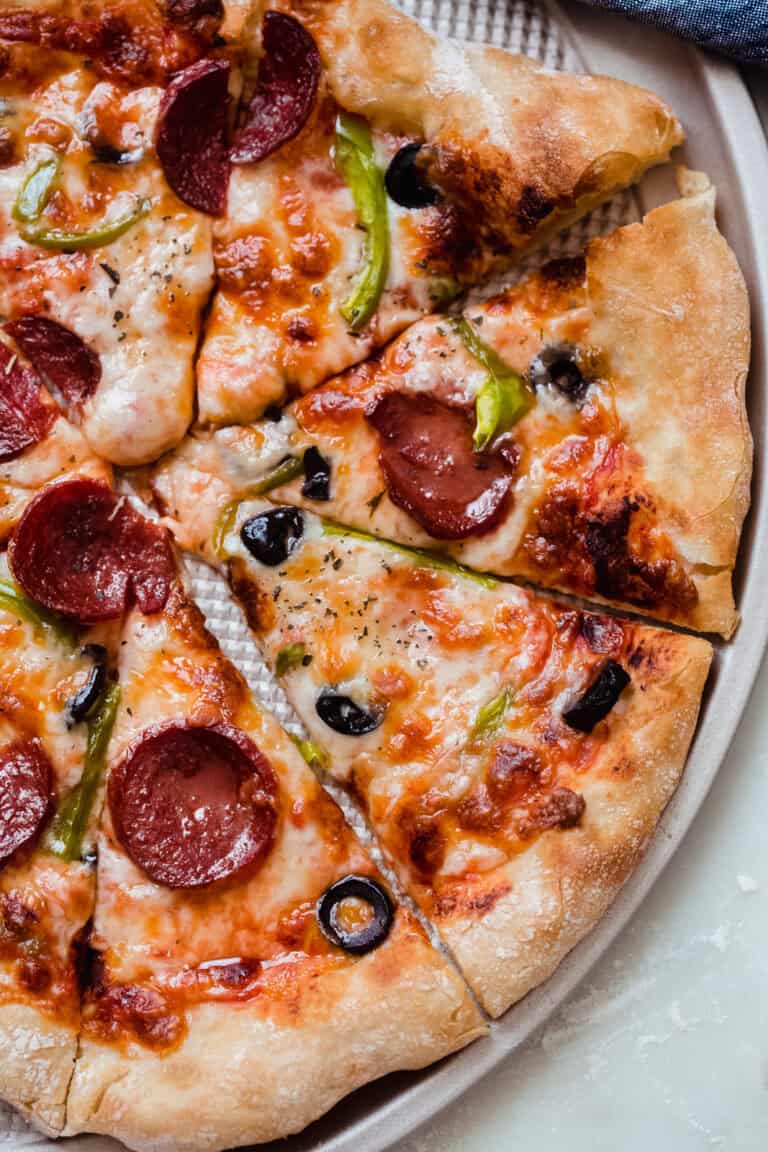 Easiest Lazy No Knead Pizza Dough Recipe Little Spice Jar