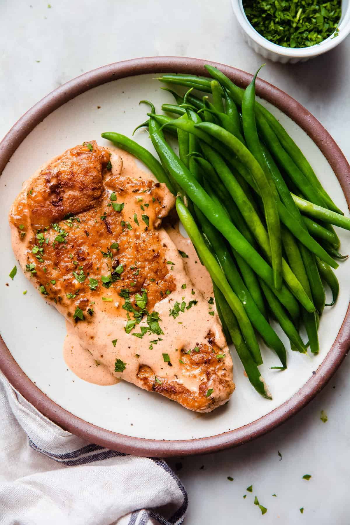 OneSkillet Creamy Chicken Lazone Recipe Little Spice Jar