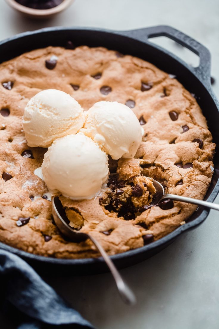 Giant Skillet Chocolate Chip Cookie