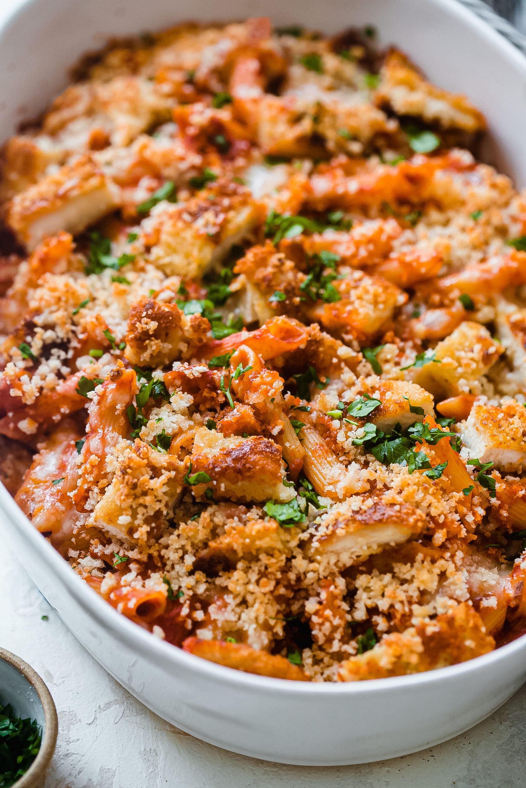 Crispy Chicken Parmesan Casserole Recipe Little Spice Jar