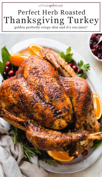 Herb Roasted Thanksgiving Turkey Recipe | Little Spice Jar