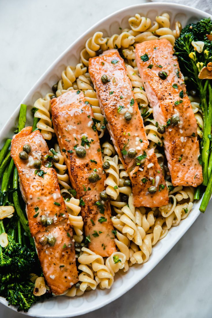 Fancy but Easy Salmon Piccata
