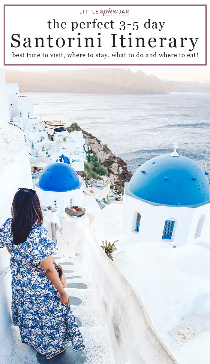 This is the perfect 3 or 5 day Santorini Itinerary!