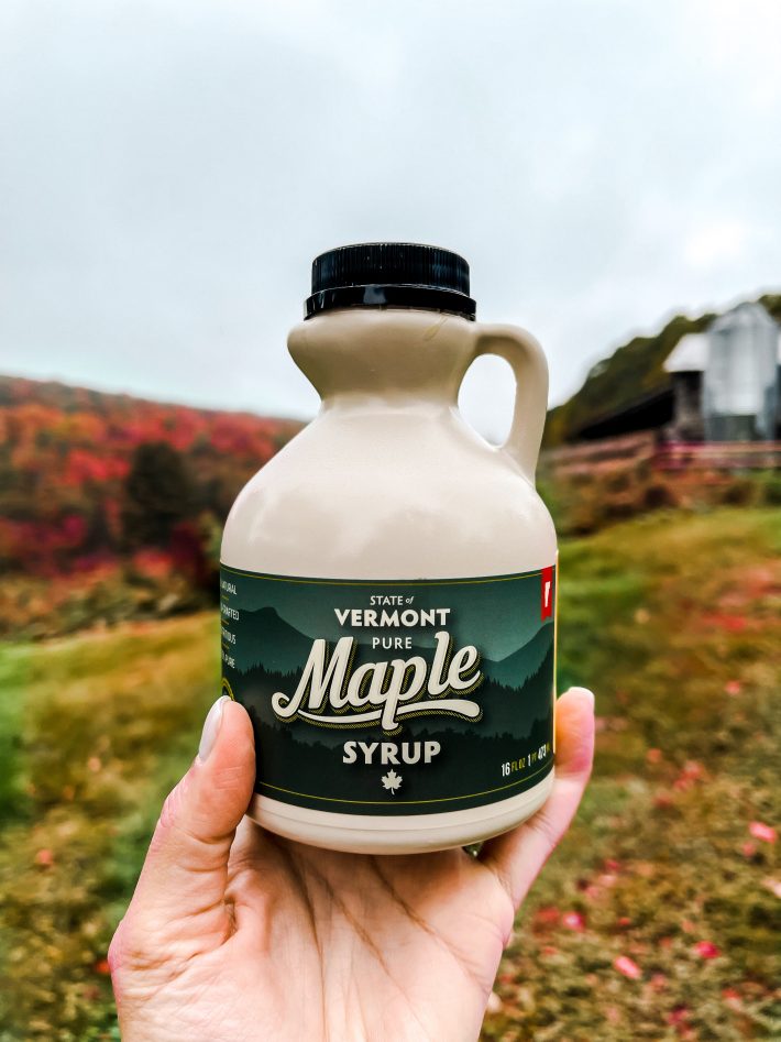Vermont maple syrup bottle
