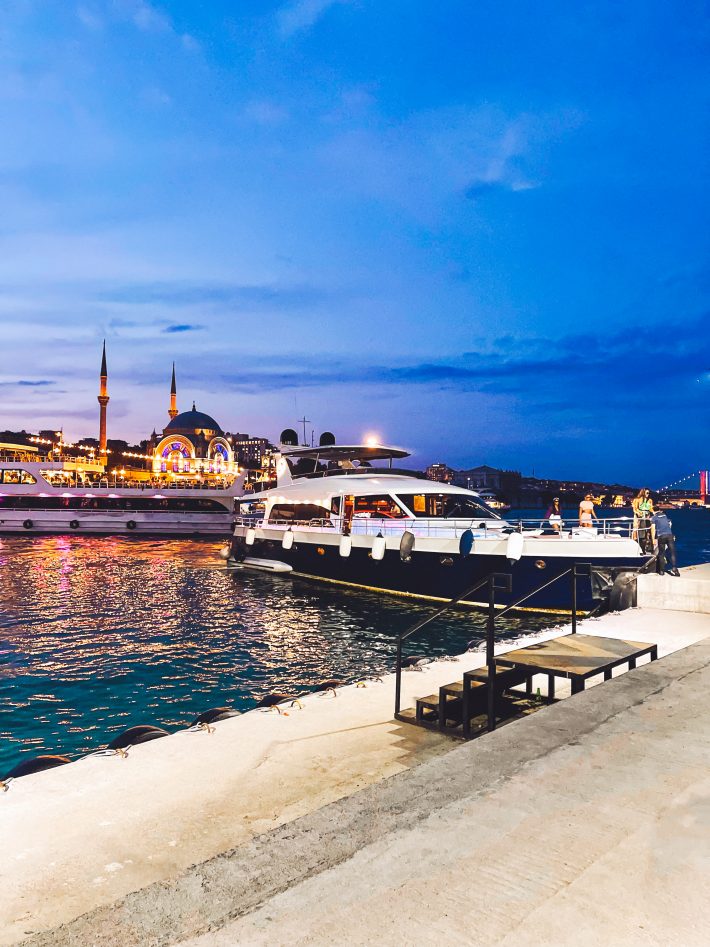 cruise on the Bosphorus at sunset