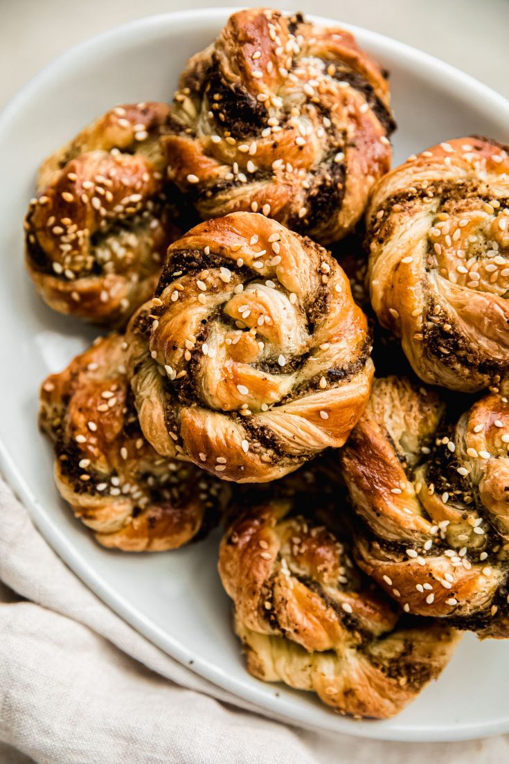 Easy Puff Pastry Twists with Za'atar
